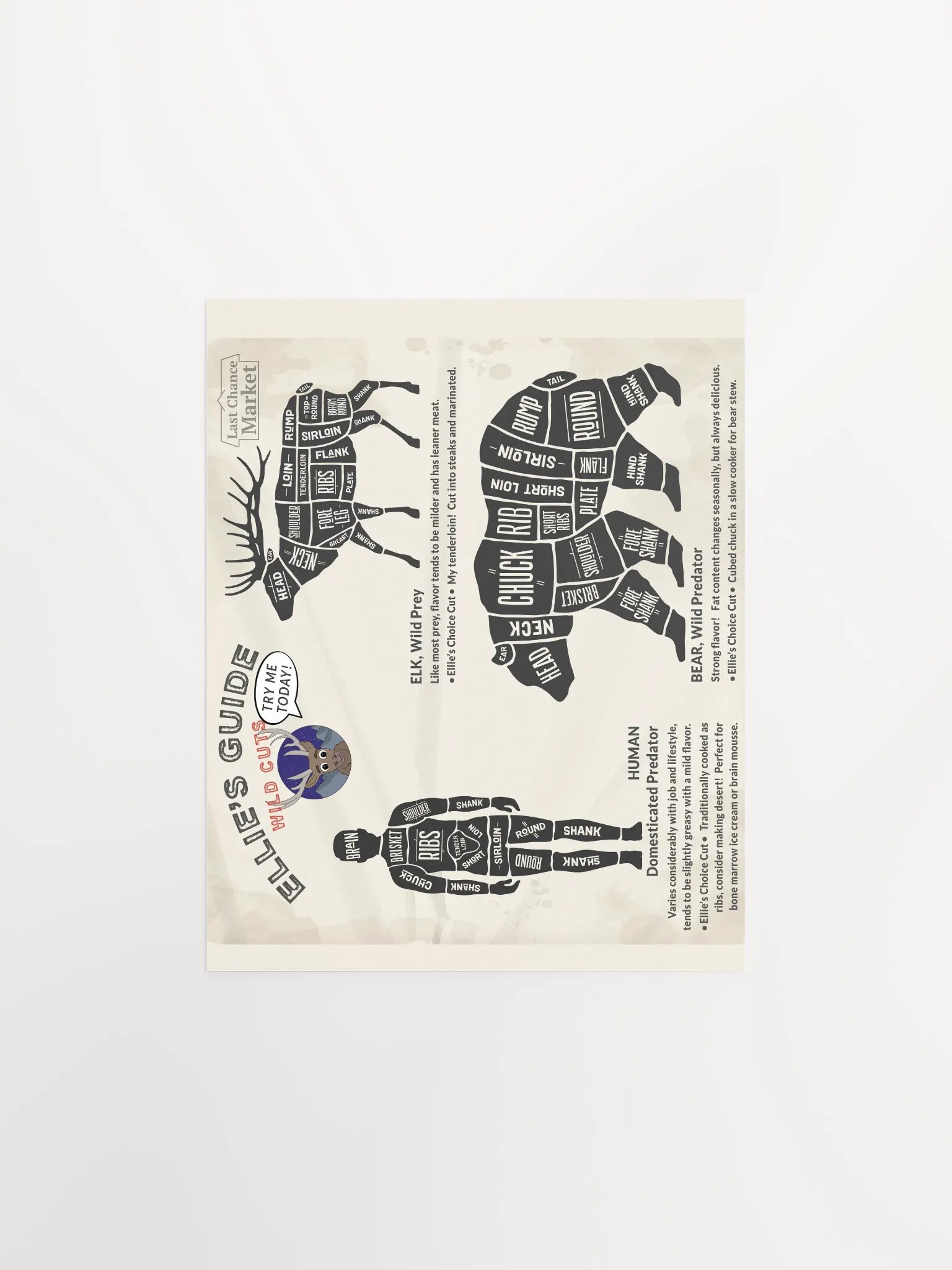 Ellie's Wild Cuts Poster product image (2)