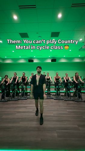 Should we just bring a bunch of bikes to the next @lakeview concert and teach a class? 

#indoorcycling #spinclass #heavymeta...