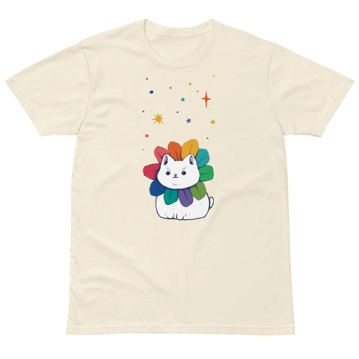 Cats and rainbows (Colour Unisex Premium T-Shirt) product image (2)