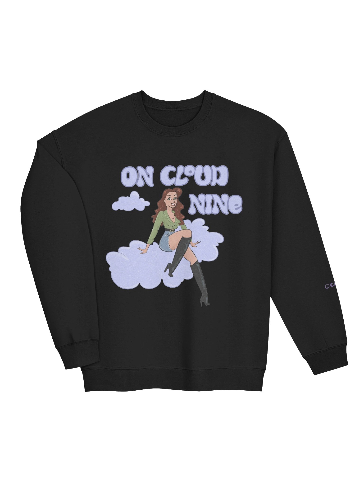 "On Cloud Nine" Gildan Crew product image (19)