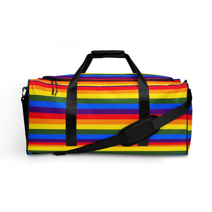 LGBTQIAP2S+ 2025, Sounds Queer I'm In, Duffel Bag product image (1)
