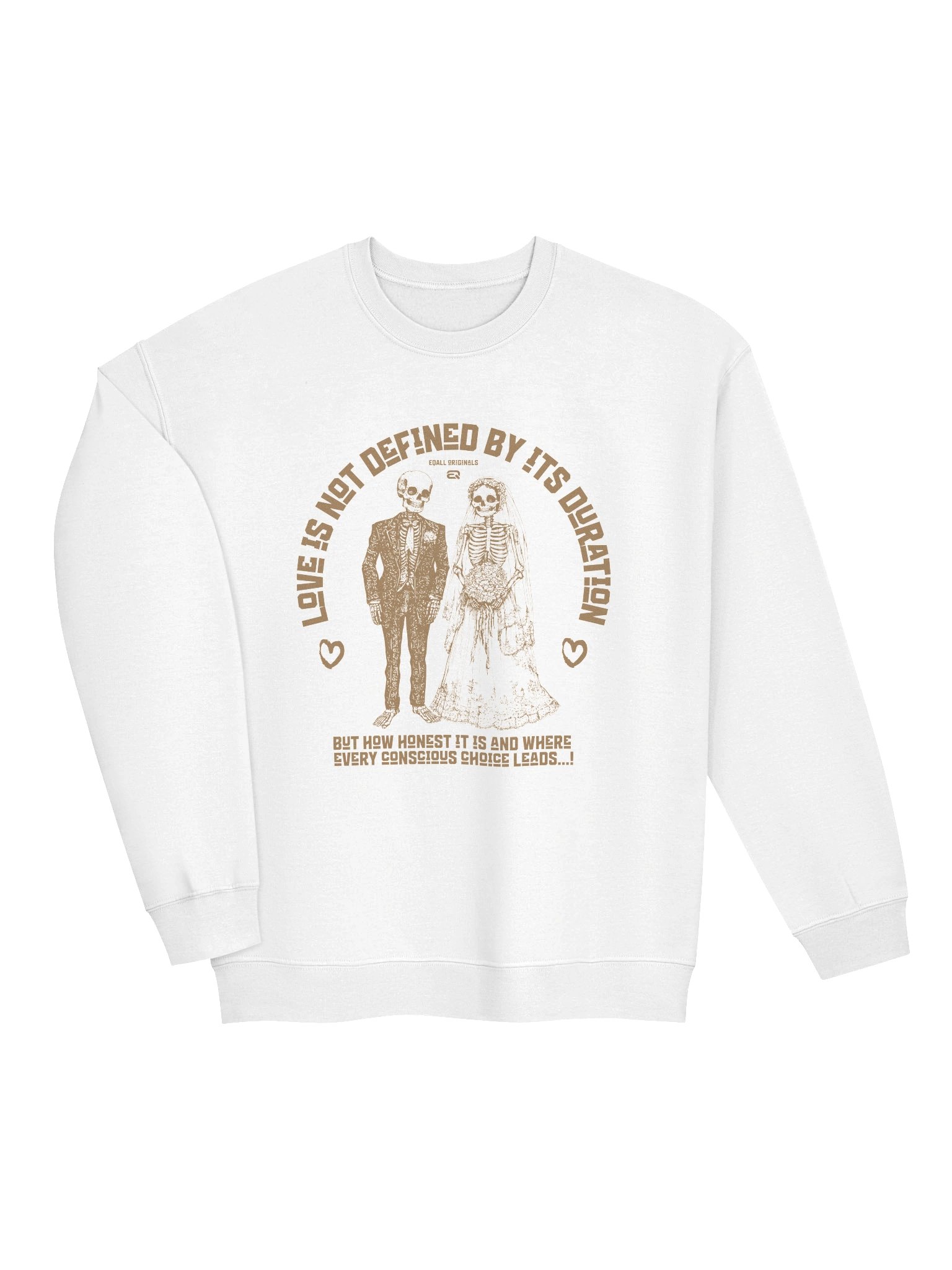 Love is (not) defined by... Unisex Gildan Crewneck_R3CVR.i by EQALL® Originals_Dark Bronz product image (32)