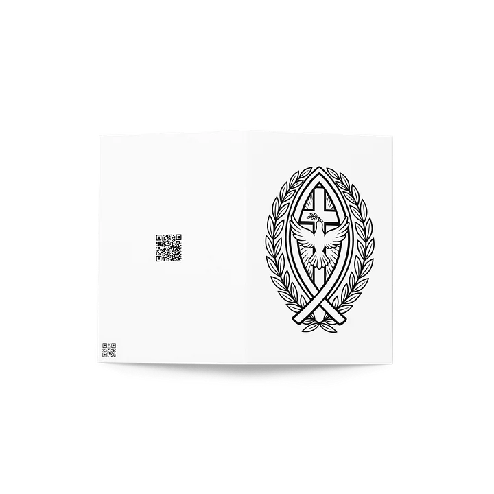 Christian Greeting Card Blank Inside Gift for Religious Celebrations product image (2)