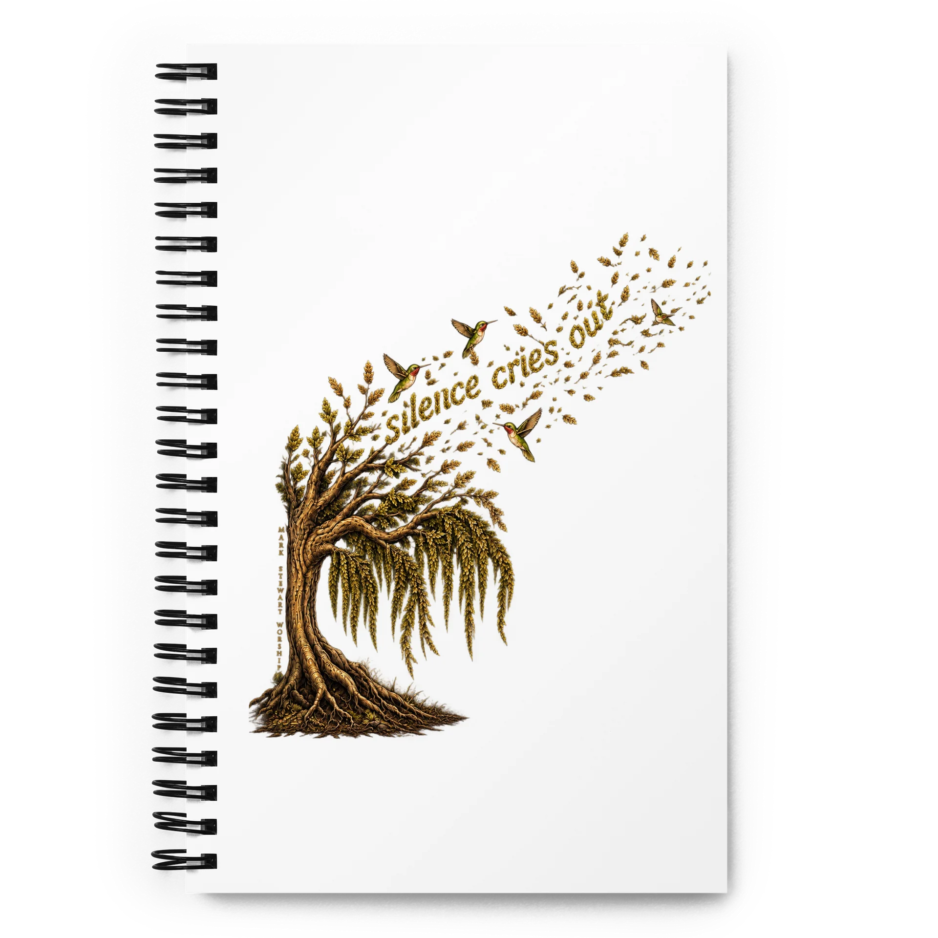 White Spiral Notebook product image (1)