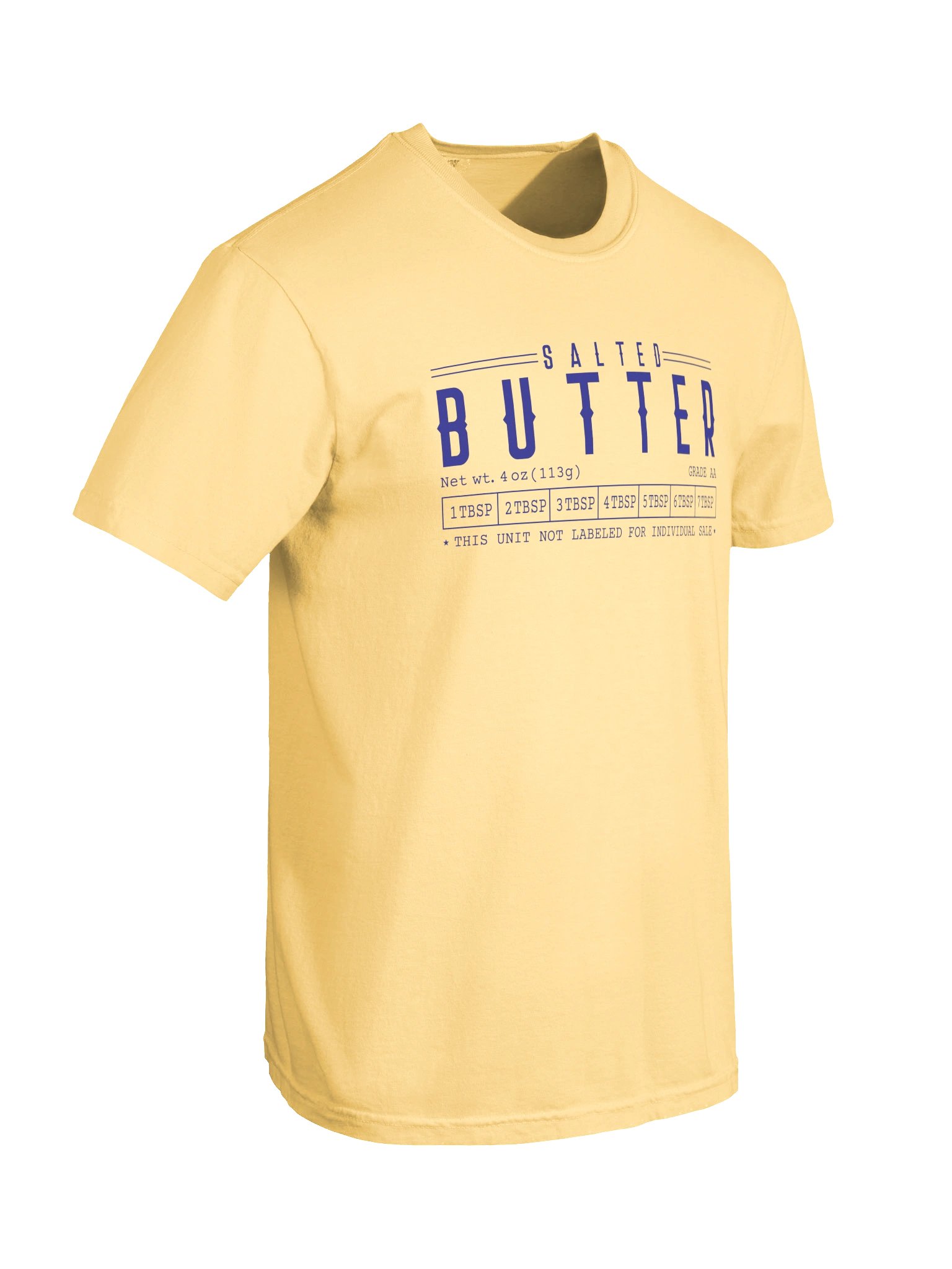 Salted Butter Comfort Colors T-Shirt | Retro Food Label Graphic Tee product image (19)