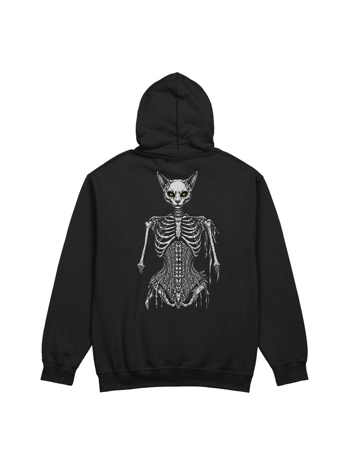 Bone Temptress – Sphynx Skeleton Cat Hoodie product image (1)
