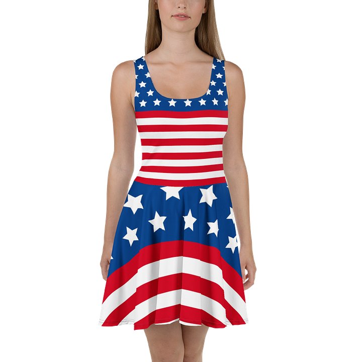 Stars & Stripes All-Over Skater Dress product image (2)