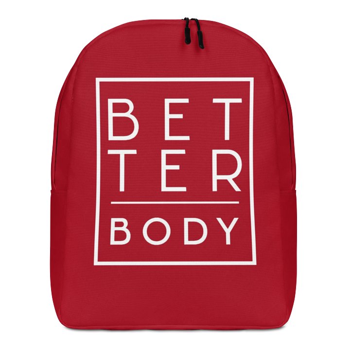 Better Body Black/Blue Logo Luxury Backpack product image (1)