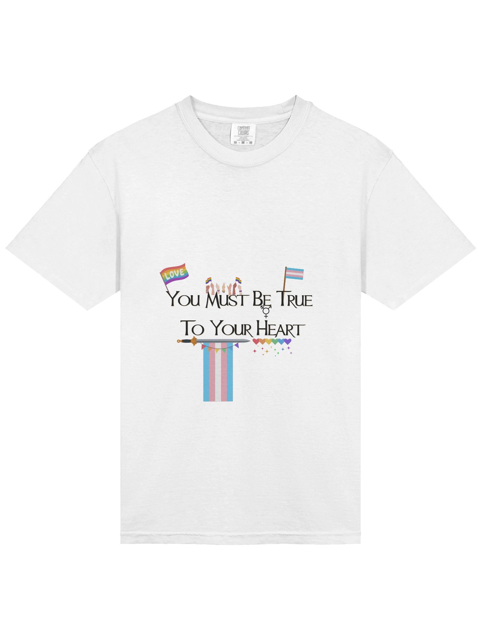 You Must Be True To Your Heart V2 T-Shirt product image (3)