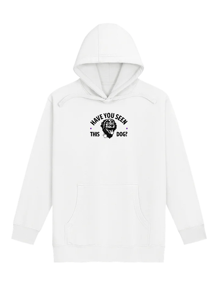HAVE YOU SEEN THIS DOG? - HOODIE (WHITE & PURPLE) product image (1)