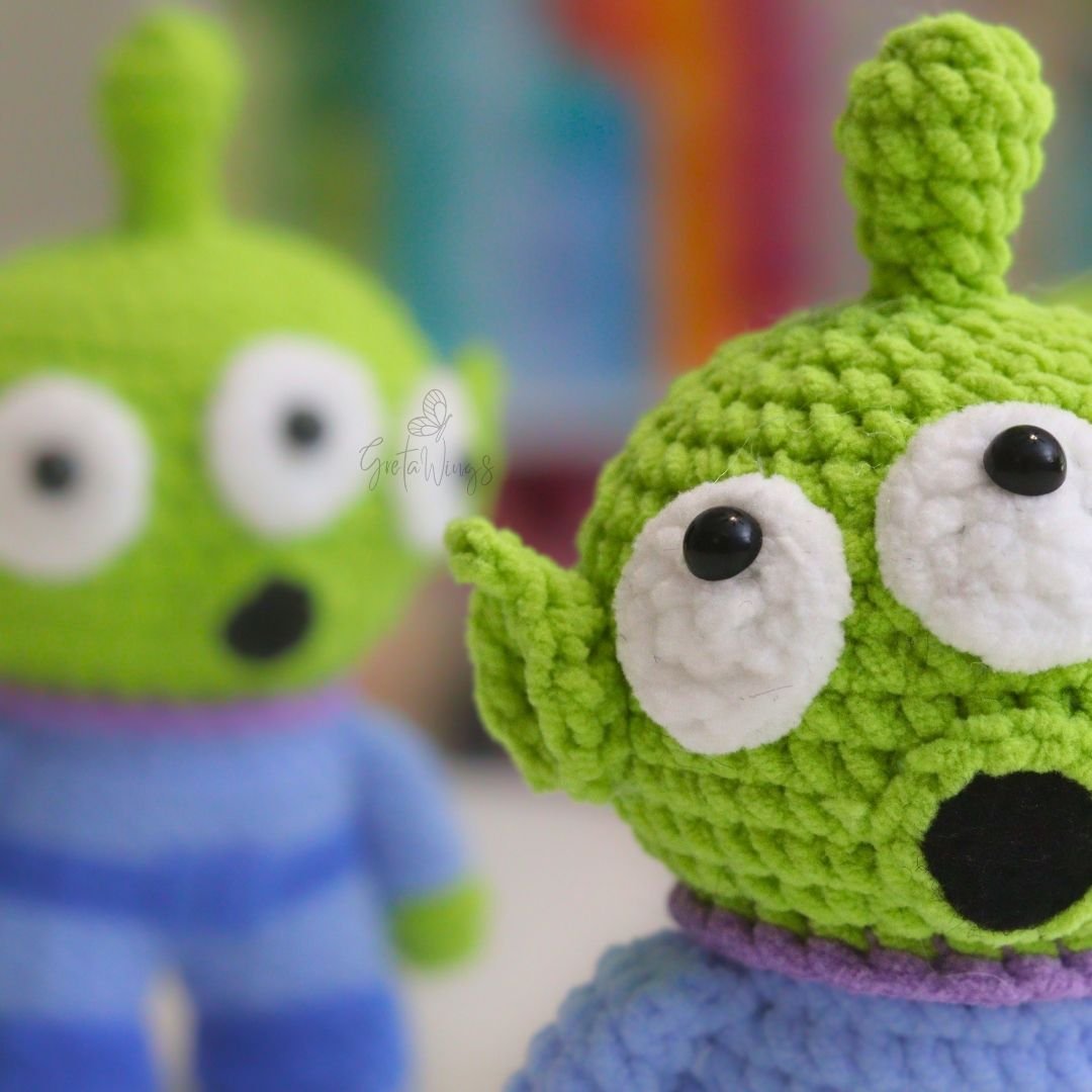 Toy Story Inspired Alien Amigurumi Crochet Pattern product image (2)