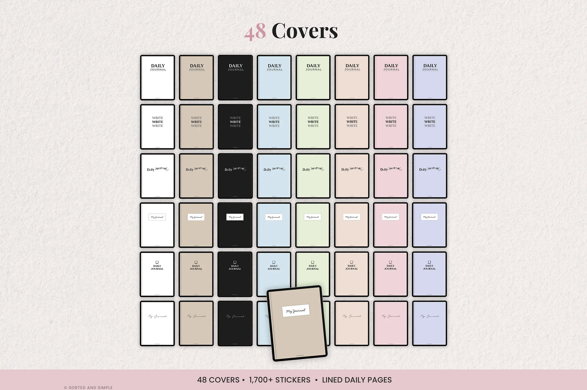 Digital Lined Journal product image (3)
