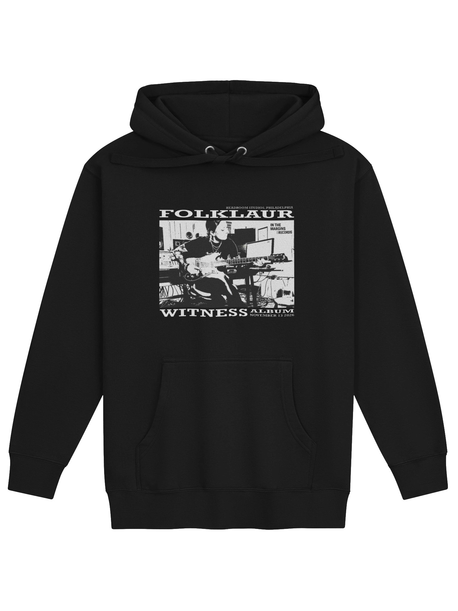 black witness hoodie product image (1)