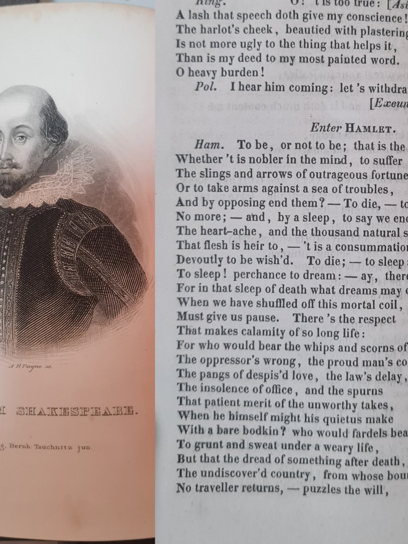 The Plays And Poems Of Shakespeare [1843] Tauchnitz product image (6)
