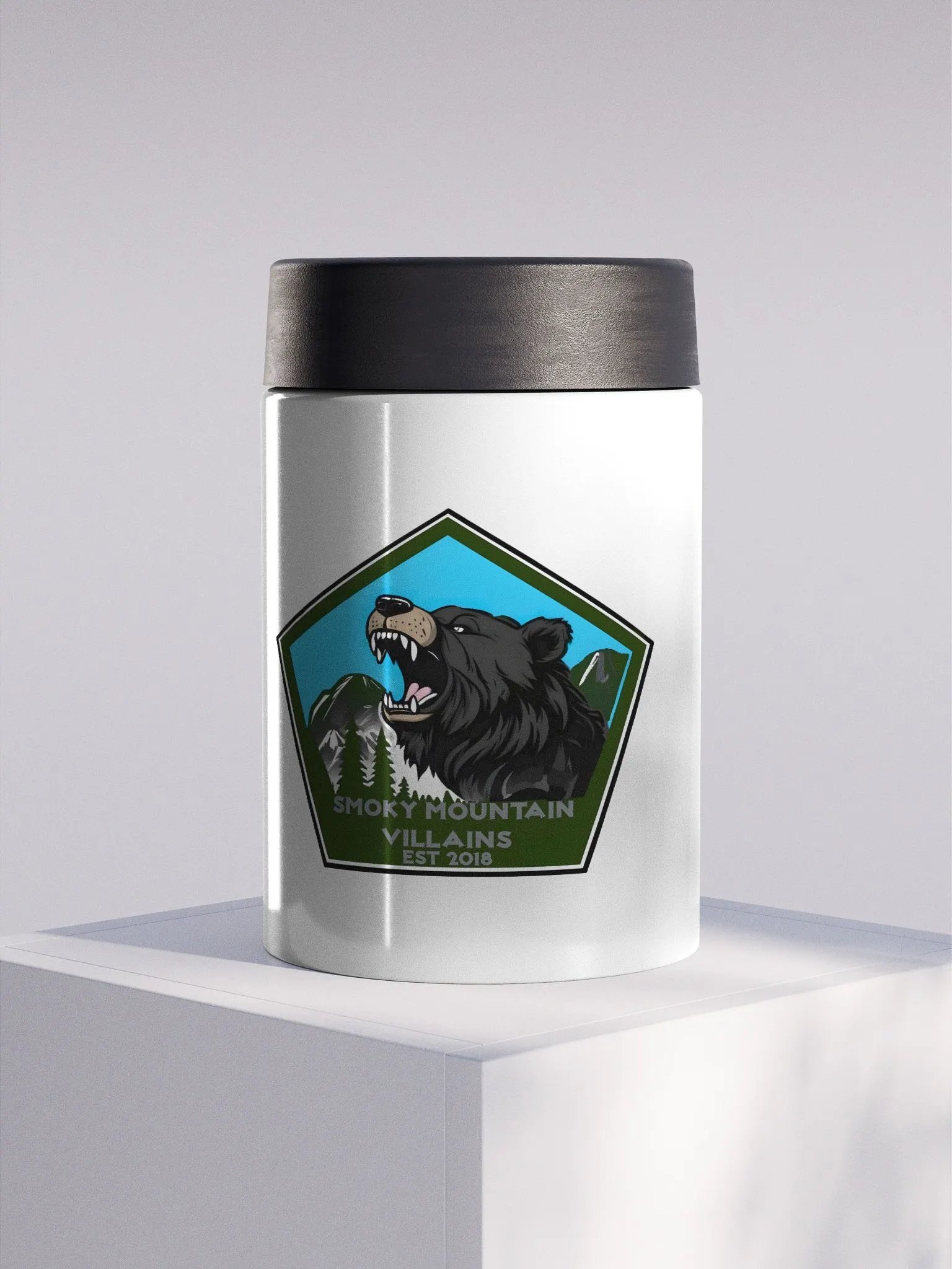 Roaring Bear Stainless Steel Koozie product image (1)