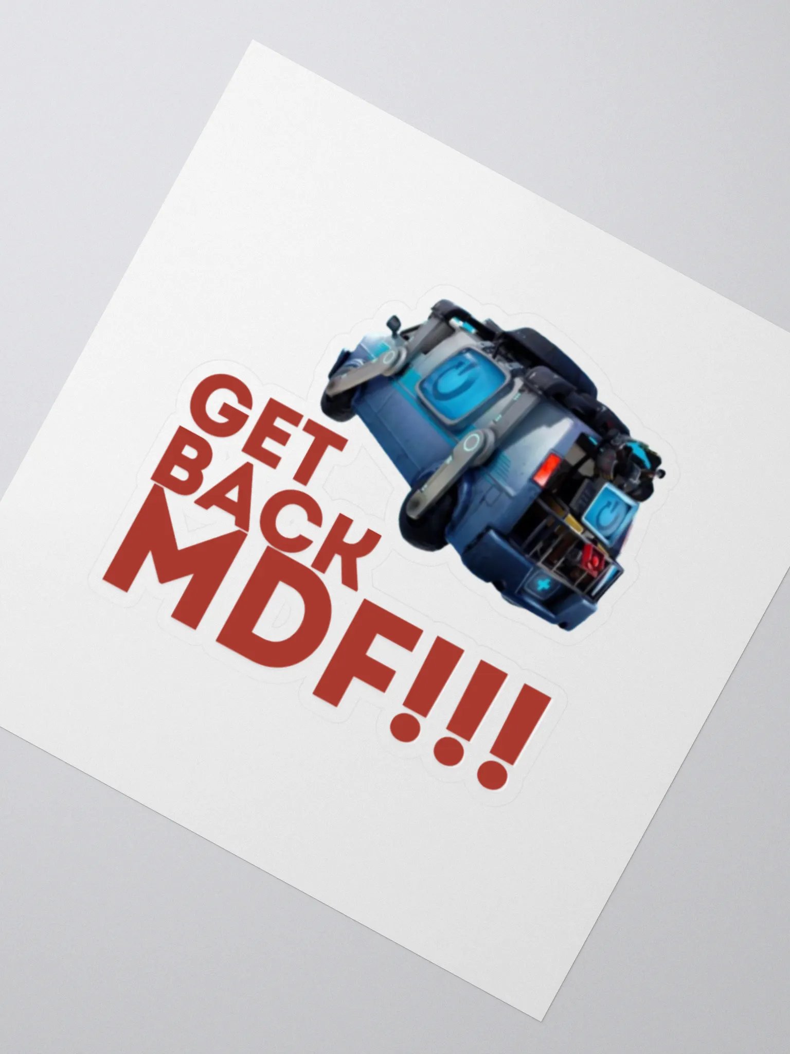 Get Back MDF Sticker product image (4)