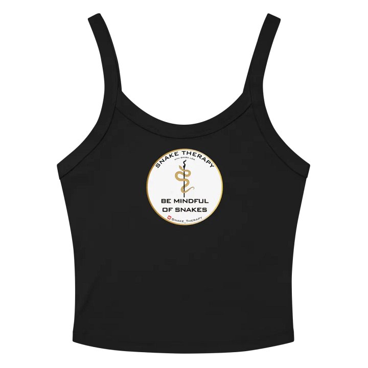 Snake Therapy Logo-Be Mindful Crop Tank product image (2)