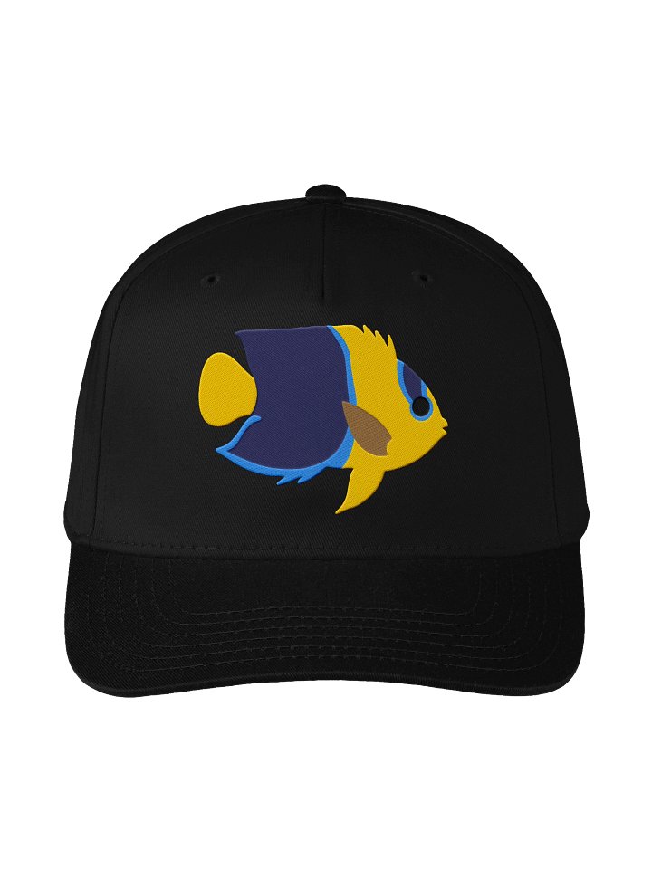 Bicolor Angelfish Mid-Profile Baseball Cap (Embroidered) for Reef and Marine Aquarium Lovers product image (1)