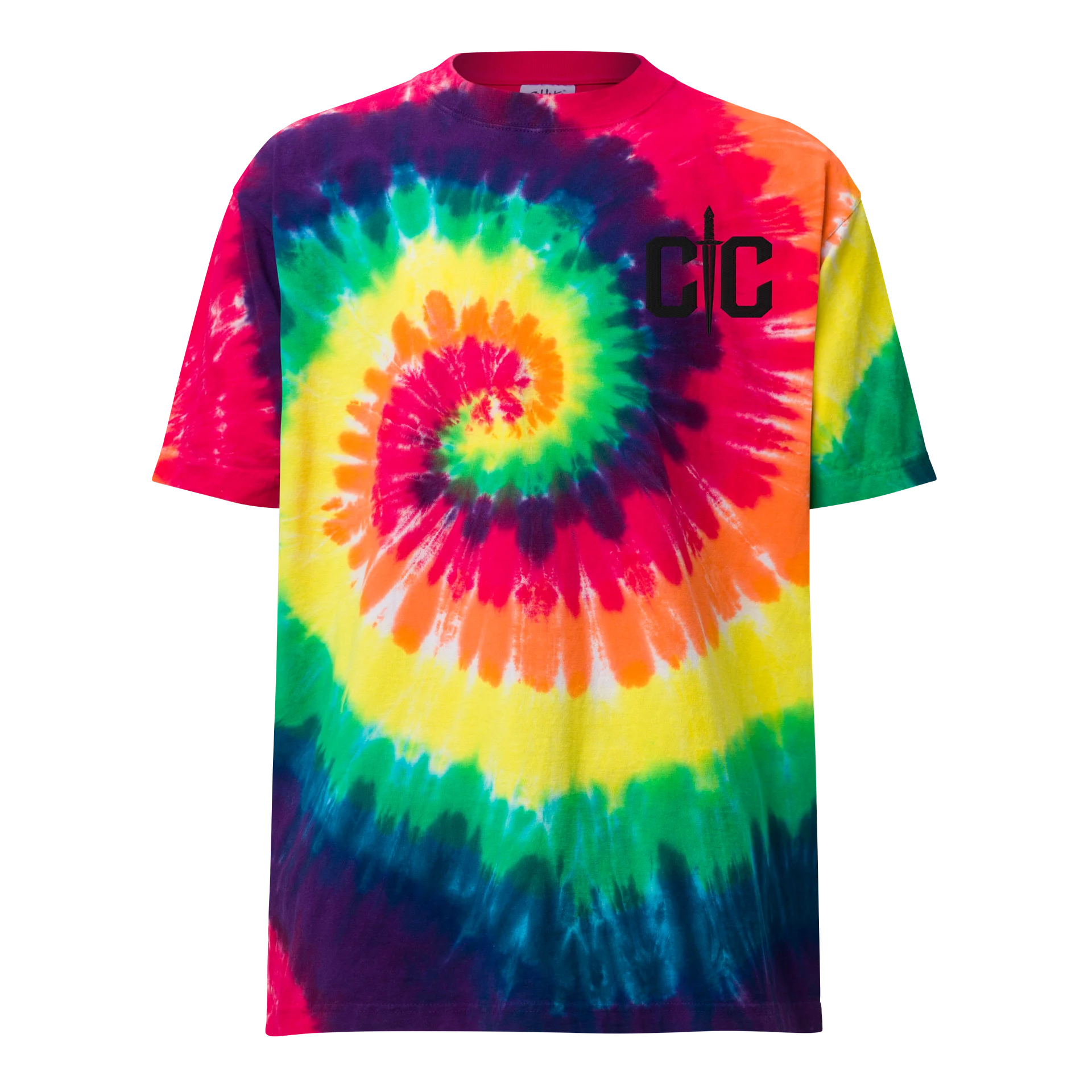 Cutta x Shaka Tie Dye Unisex T-Shirt | Rainbow product image (1)