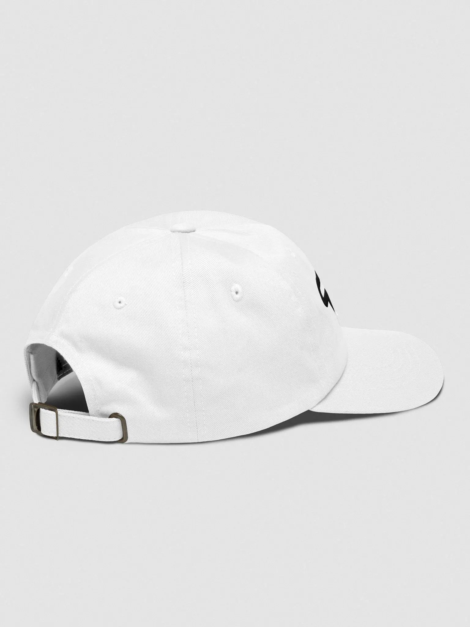Ghost Gaming Typo White Dad Hat product image (4)