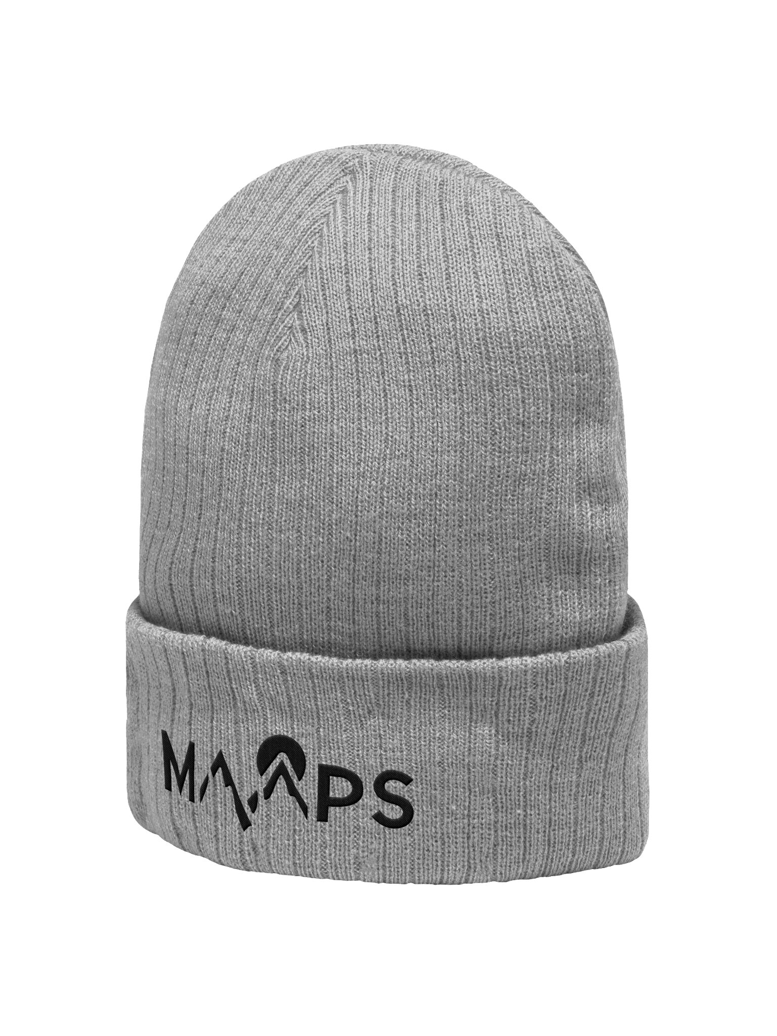 Ribbed MAAPS Beanie - Black Logo product image (20)