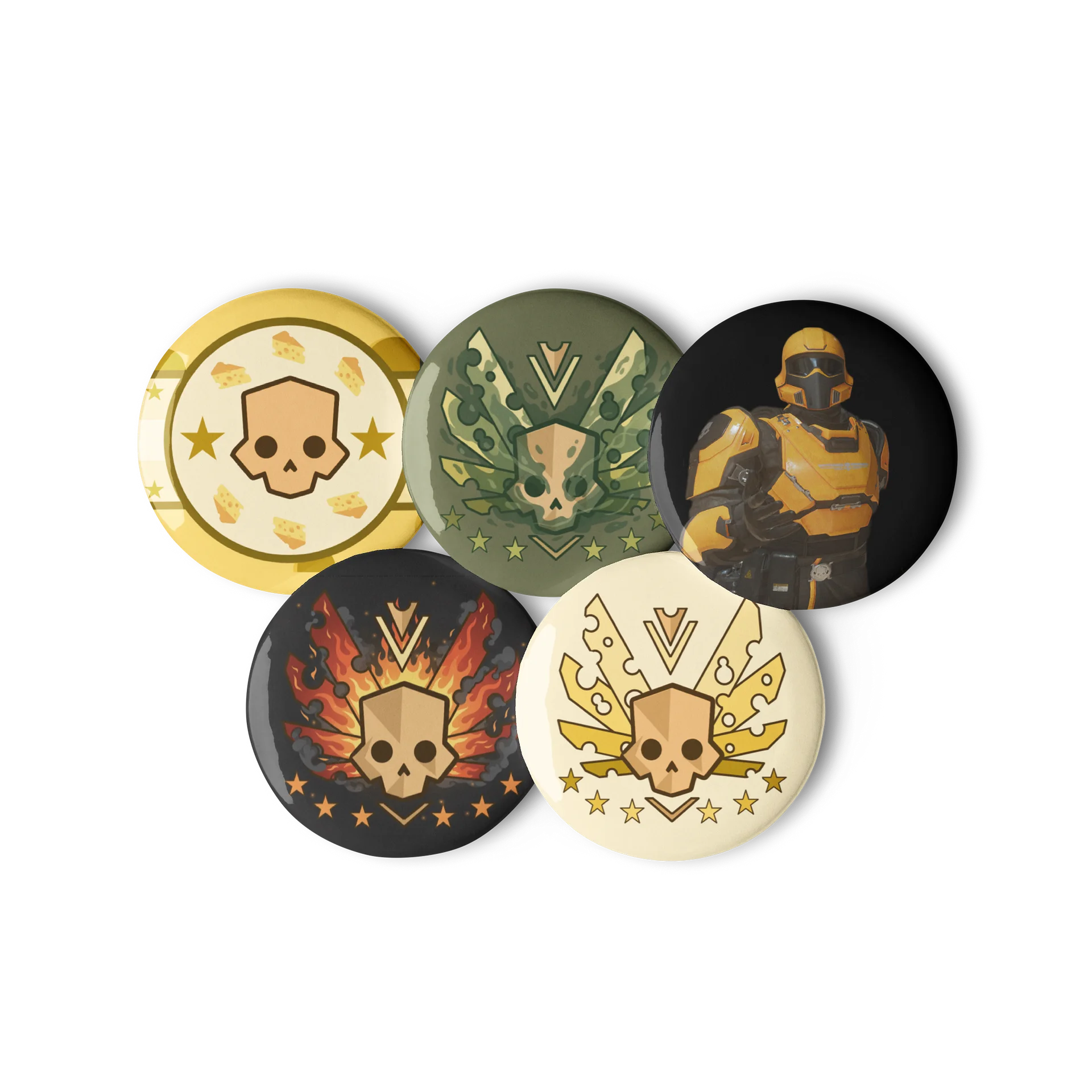 Cheesediver Button Pins product image (2)