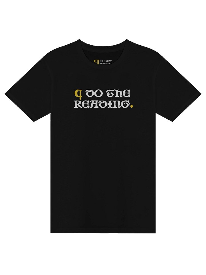 Do the Reading (Uncial) - Unisex Heavyweight Cotton T-Shirt product image (1)