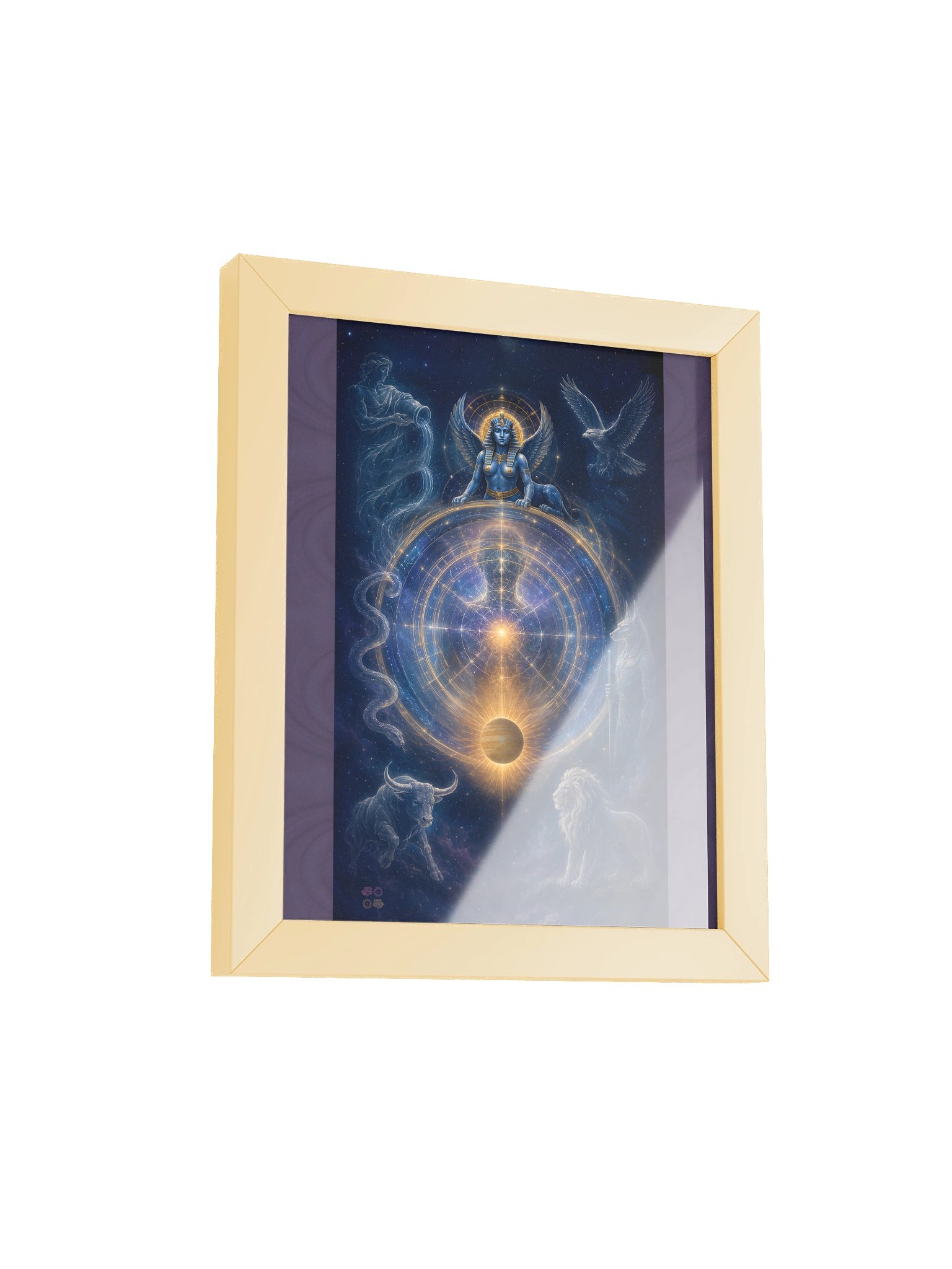 10 Wheel of Fortune Tarot Art Framed Poster product image (2)