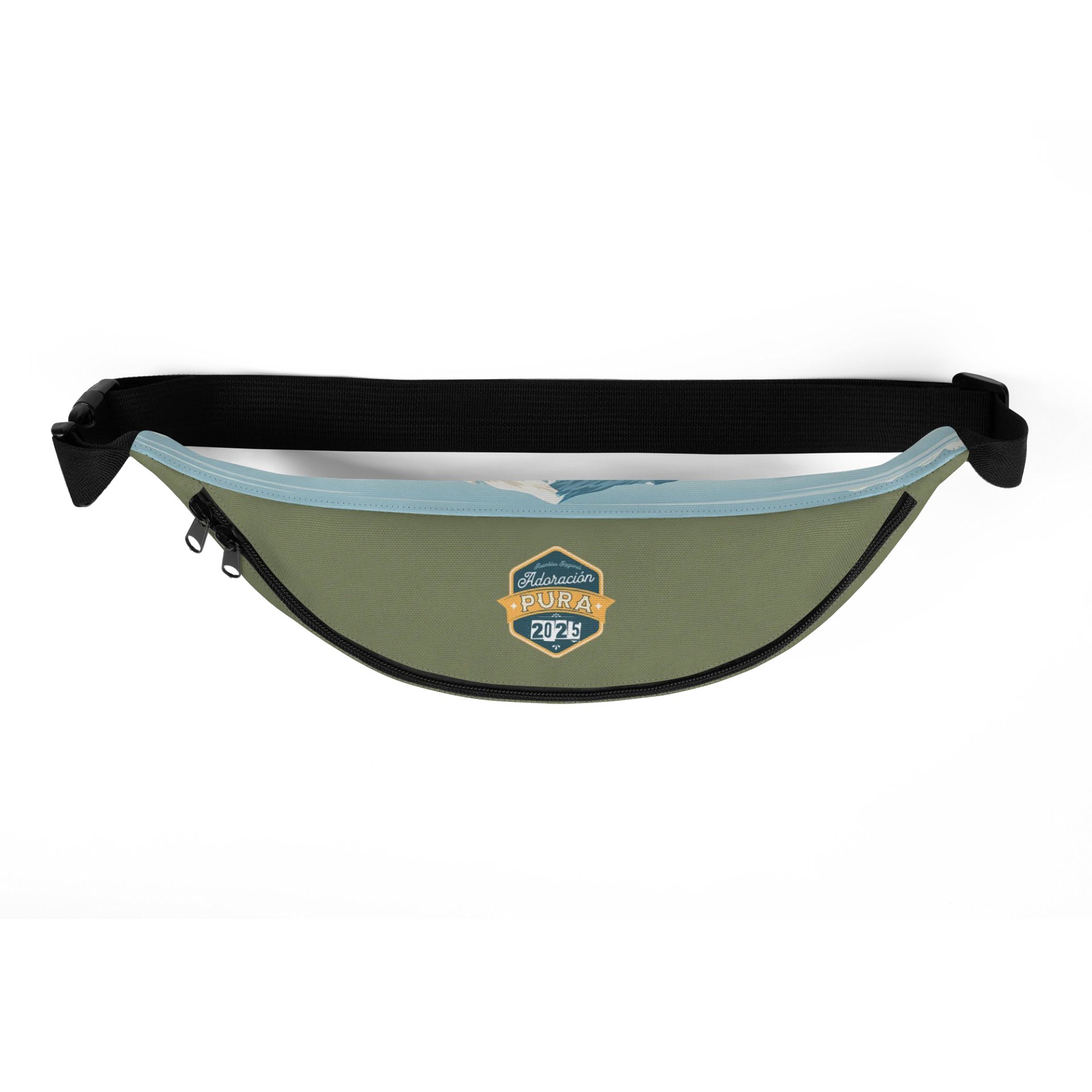 2025 "Adoración Pura" Regional Convention Retro Badge Mountain Forest Green Fanny Pack product image (4)