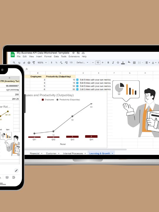 Business KPI Tracking Template product image (2)