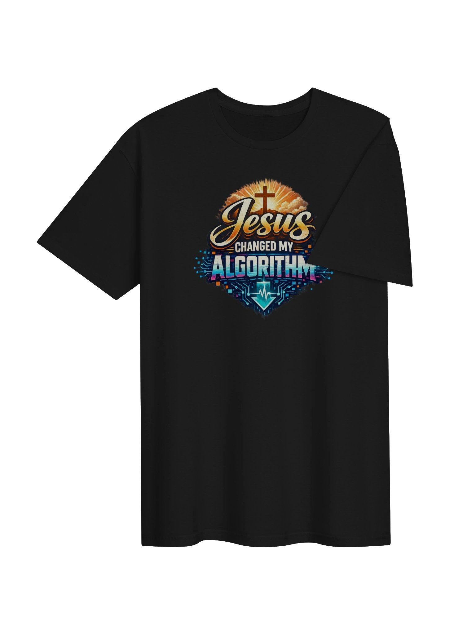 Jesus is my algorithm Soft Unisex T product image (32)