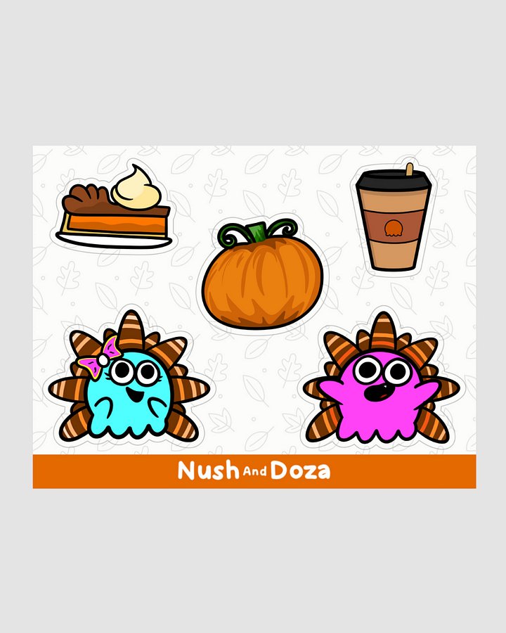 Globby Fall Sticker Sheet product image (1)