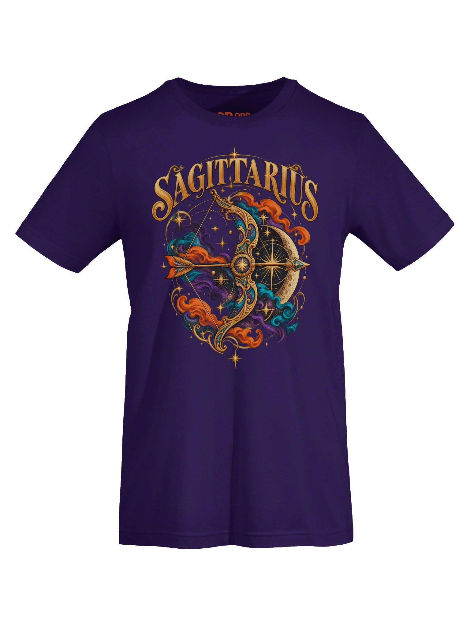 Sagittarius Zodiac T-Shirt With Celestial Bow and Arrow product image (7)