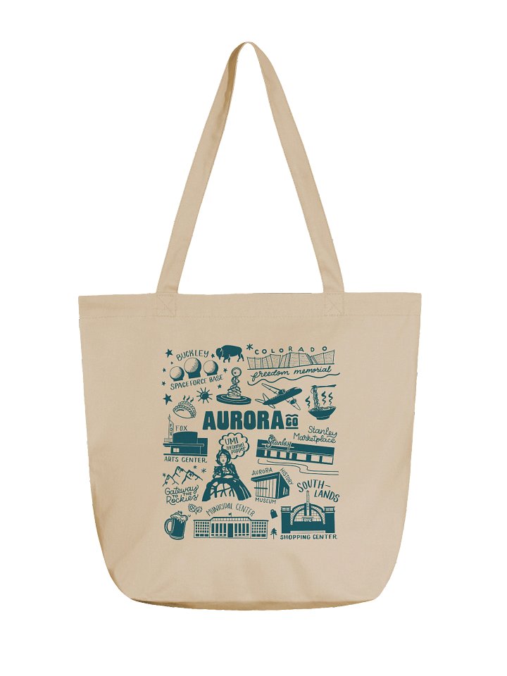 Aurora Landmarks Tote Bag product image (1)