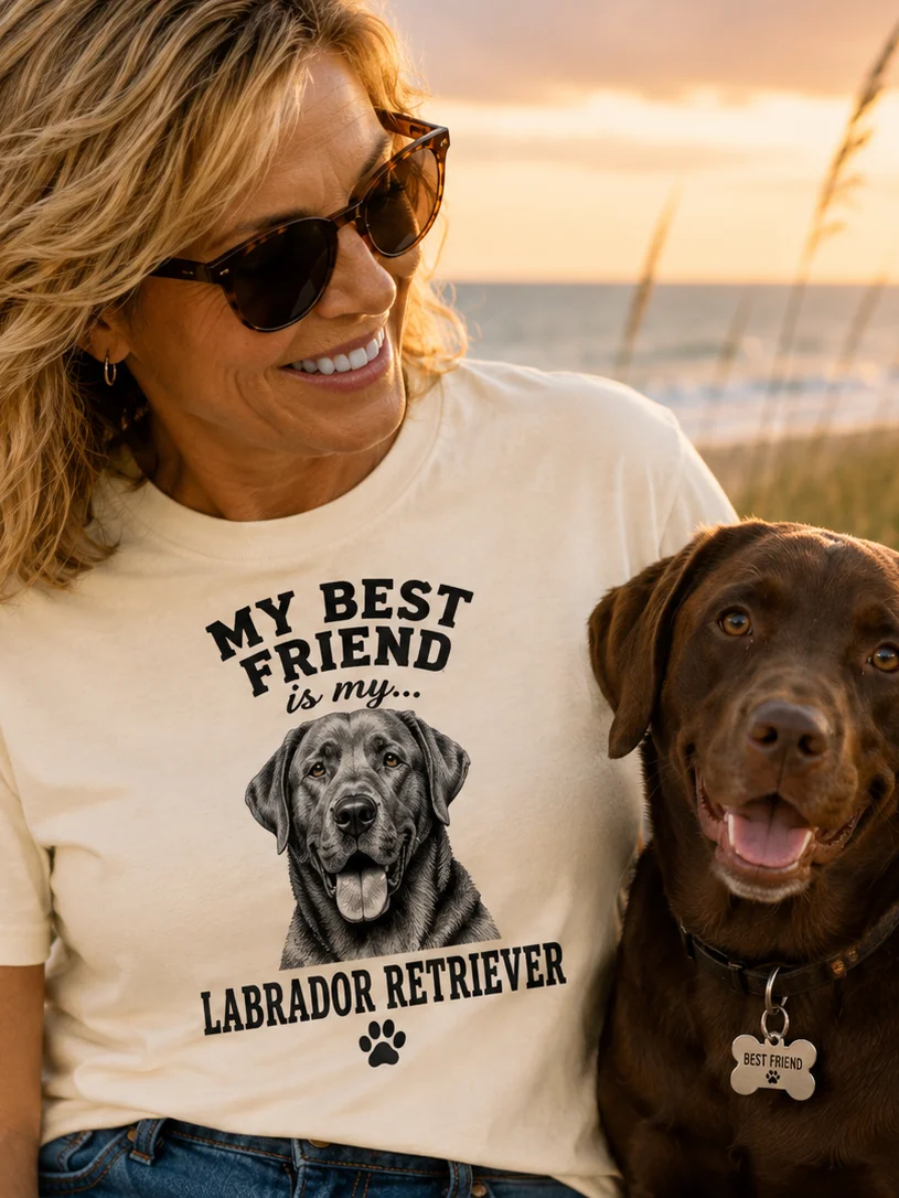 My Best Friend Labrador Retriever T Shirt product image (1)