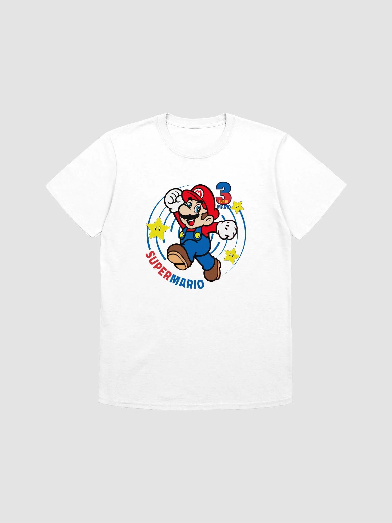 Jumping Mario Retro T-Shirt product image (1)