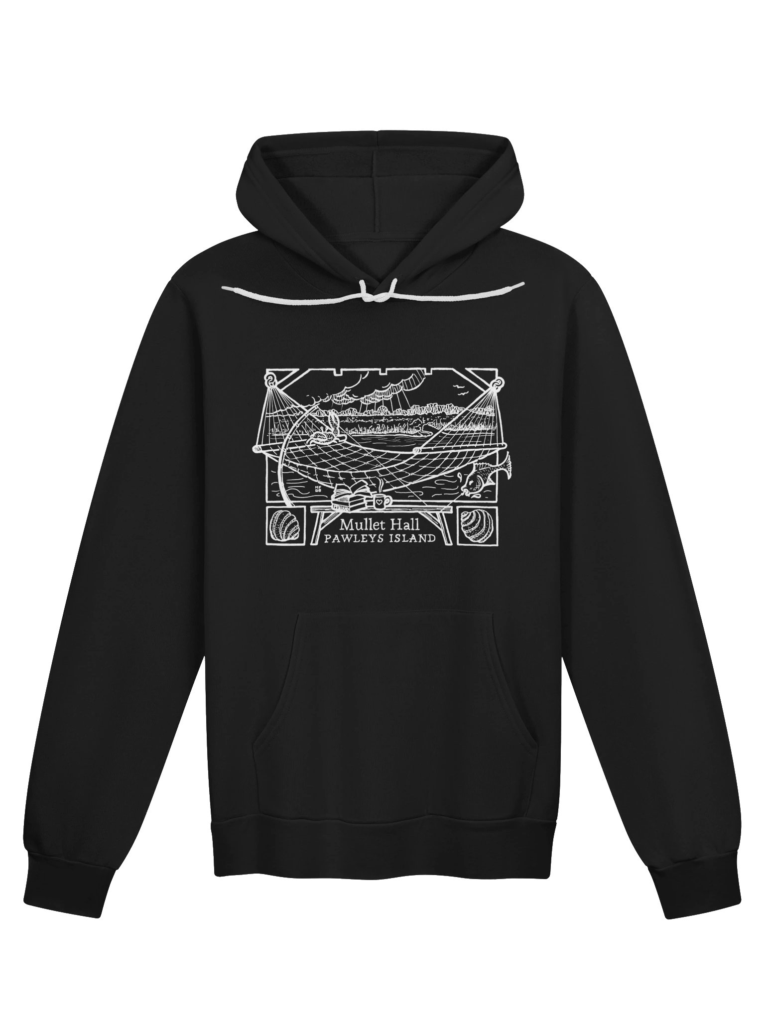 Mullet Hall Pawleys Island Supersoft Hoodie — Dark product image (1)