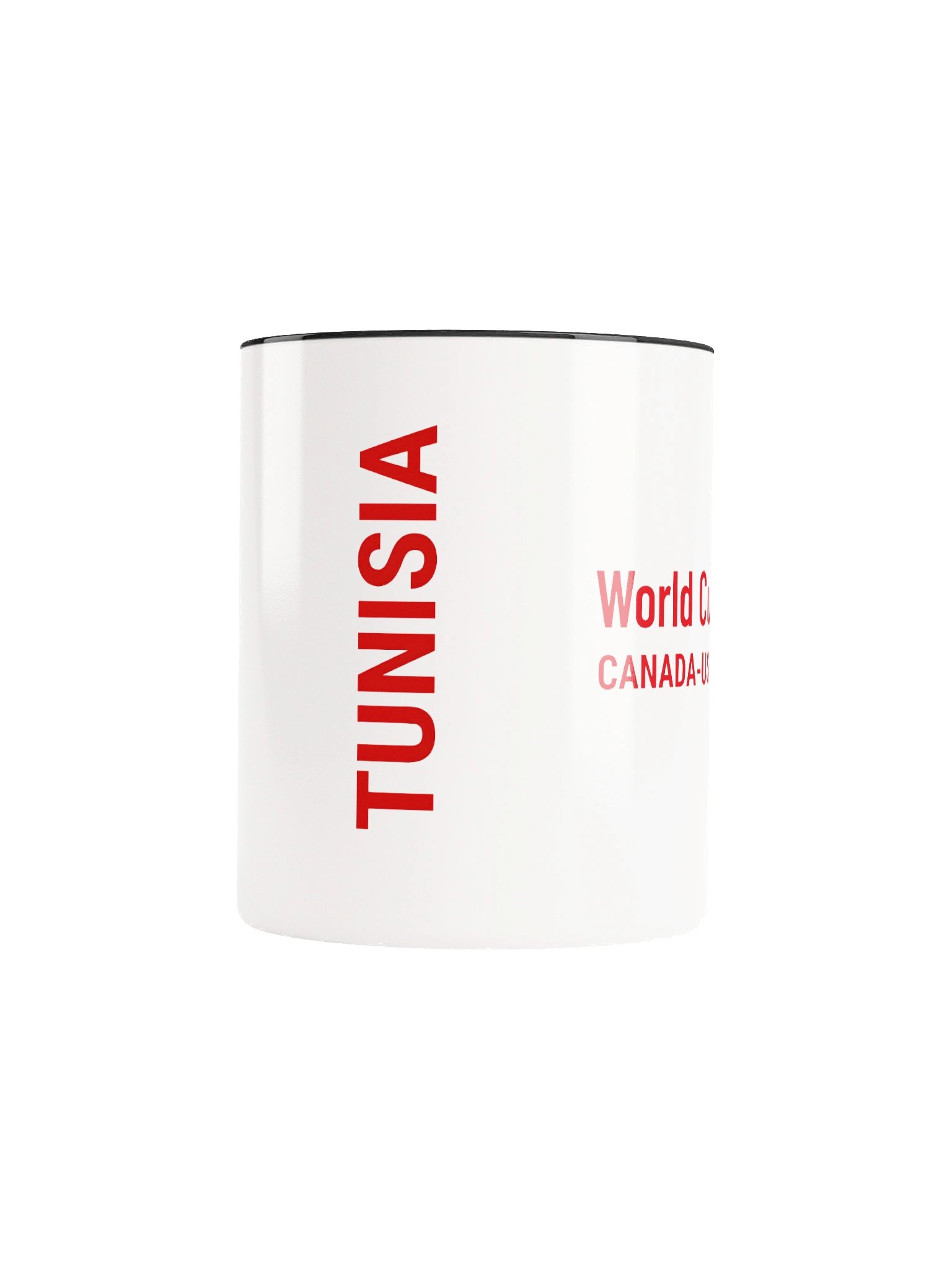 Tunisia 2026 World Cup Flag Mug - Tunisia Soccer Fan Coffee Cup - Premium Two-Tone Ceramic Mug product image (5)