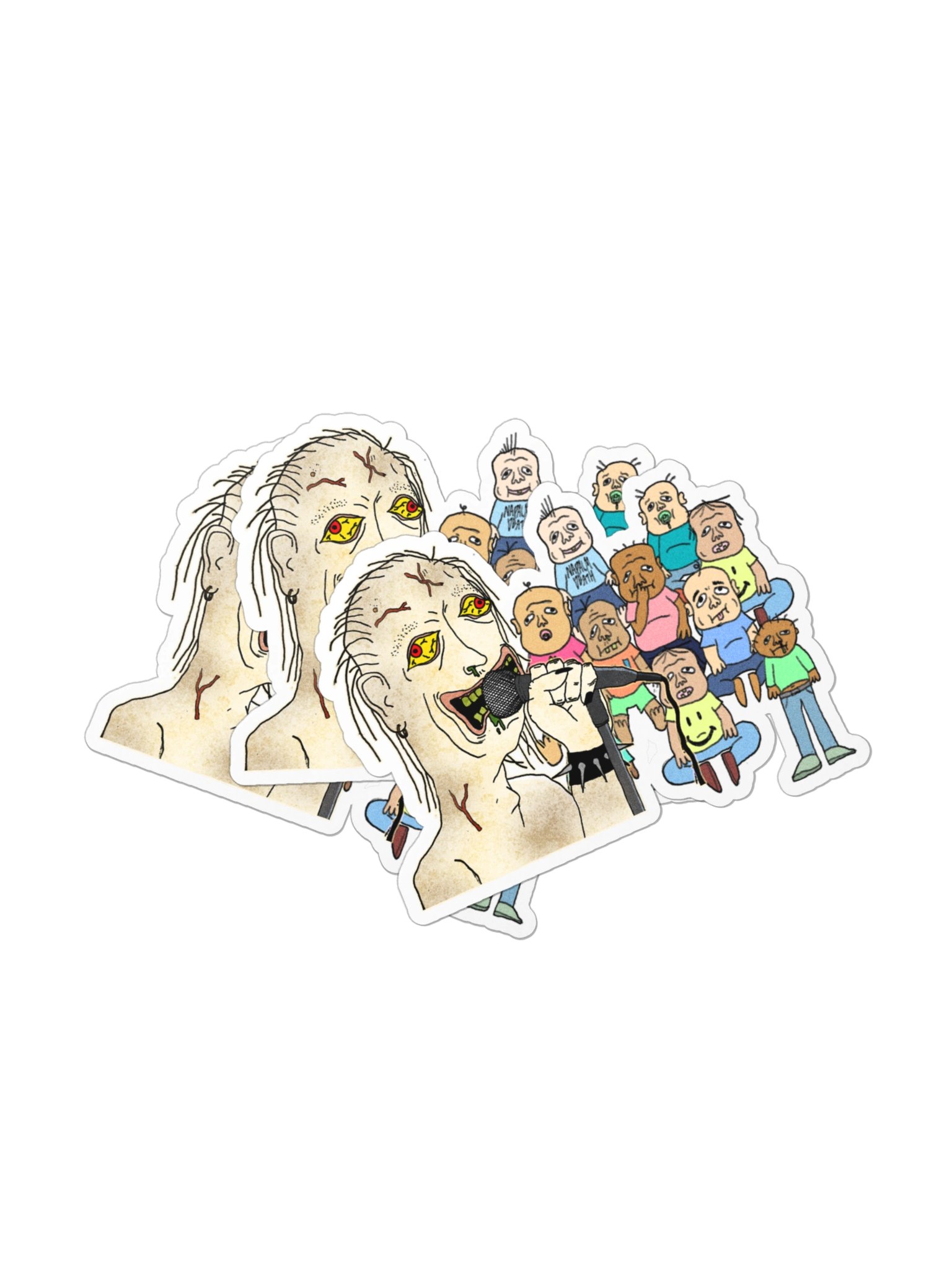 Average Grindcore Audience Sticker product image (3)