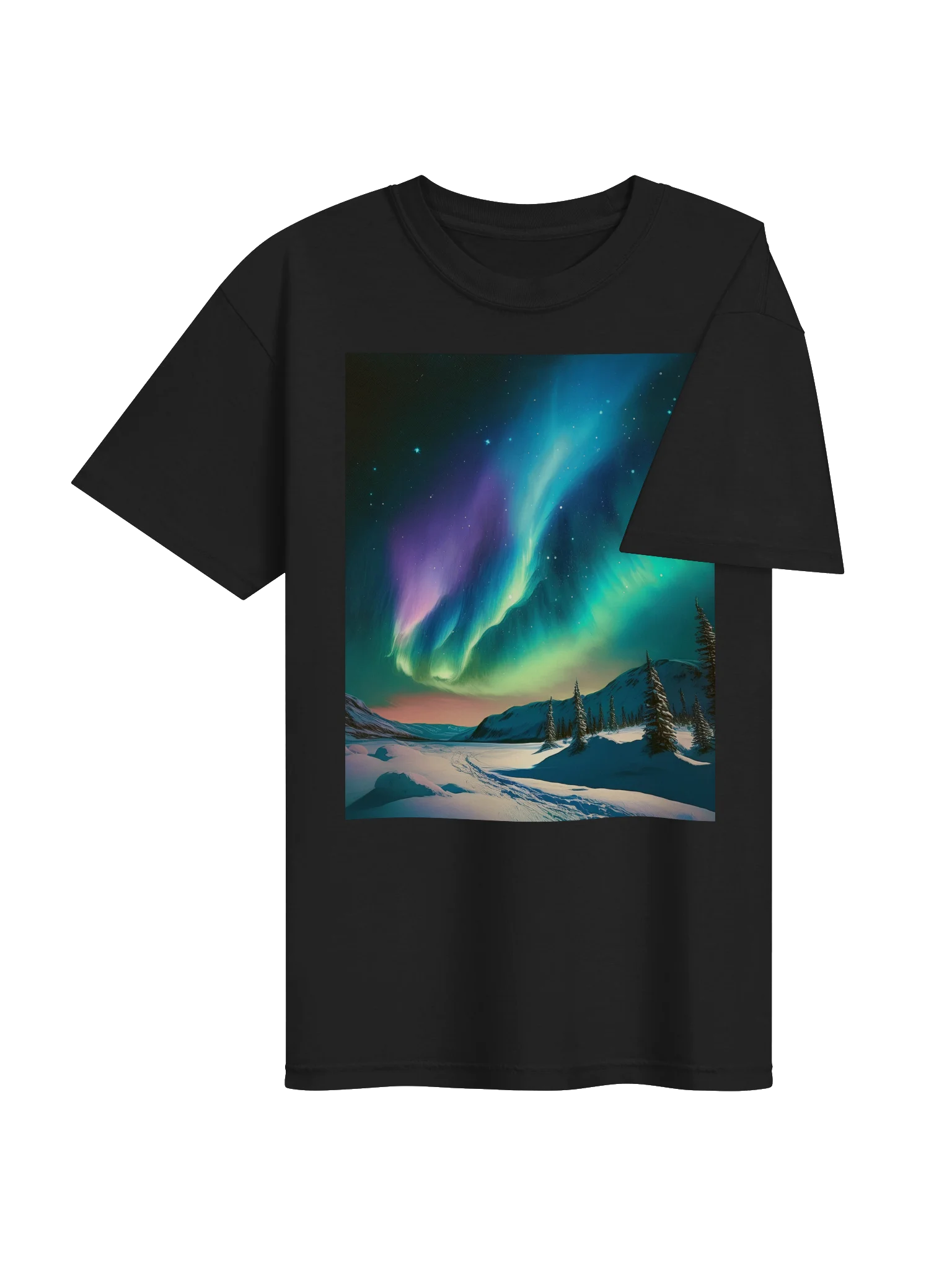 Aurora Night Sky Heavyweight Tee product image (4)