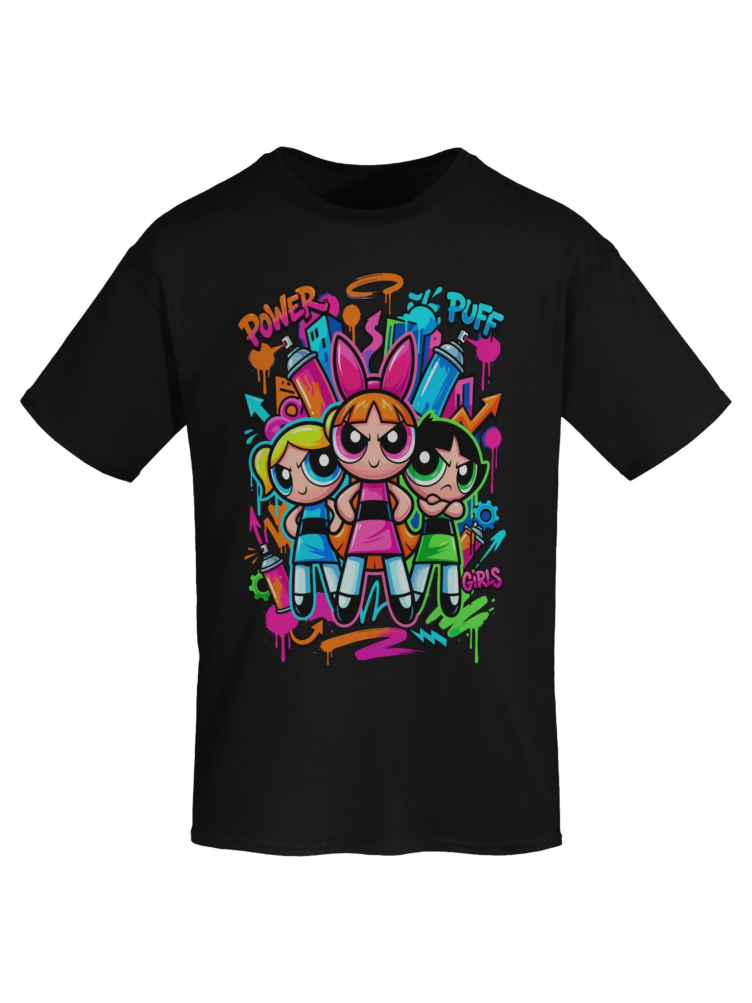 Power Puff Girls graffiti t-shirt product image (55)
