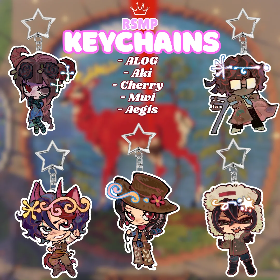 Royals SMP Character Acrylic Keychains (Group E) product image (1)