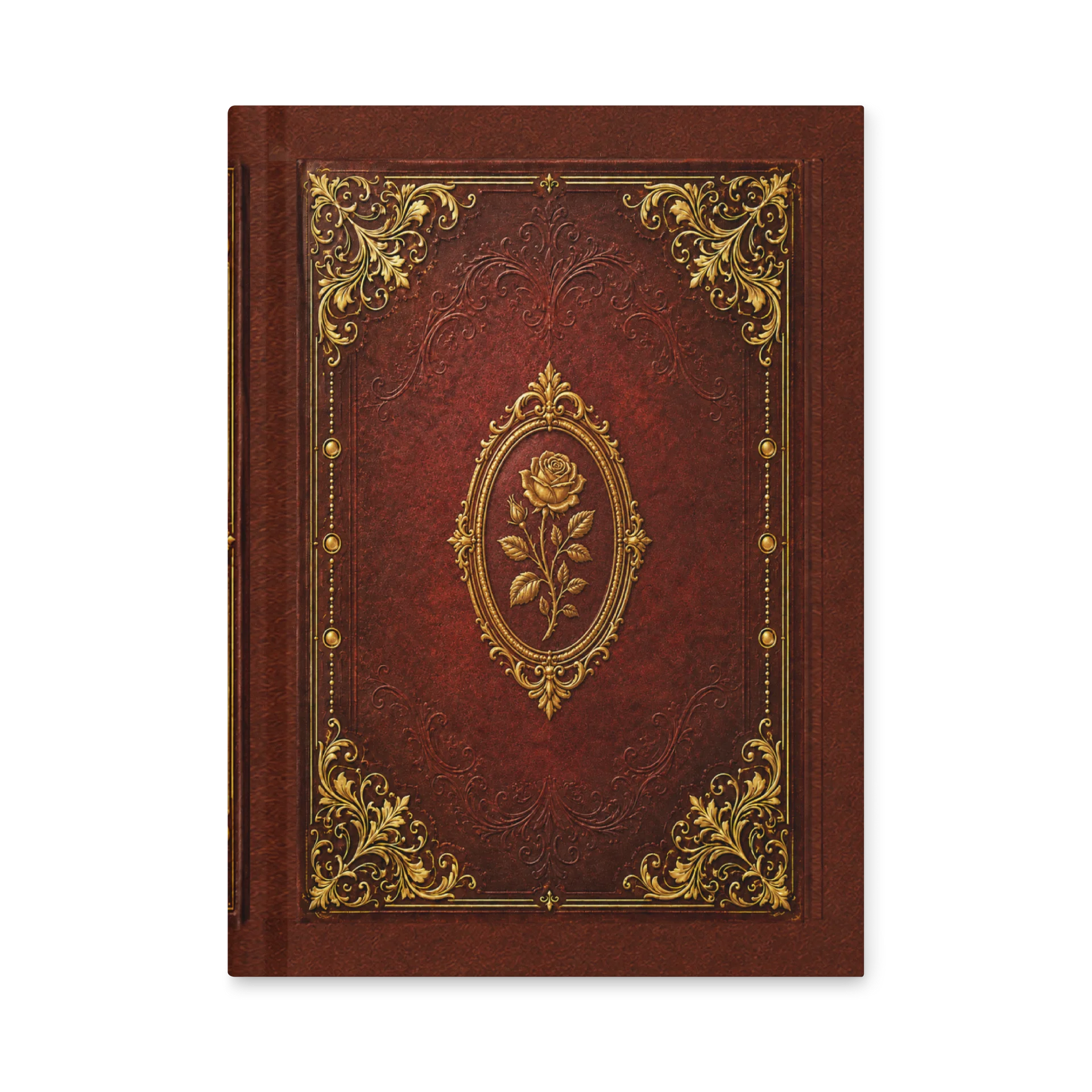 Vintage Rose Journal | Lined Notebook, Leather-Look Hardcover product image (1)