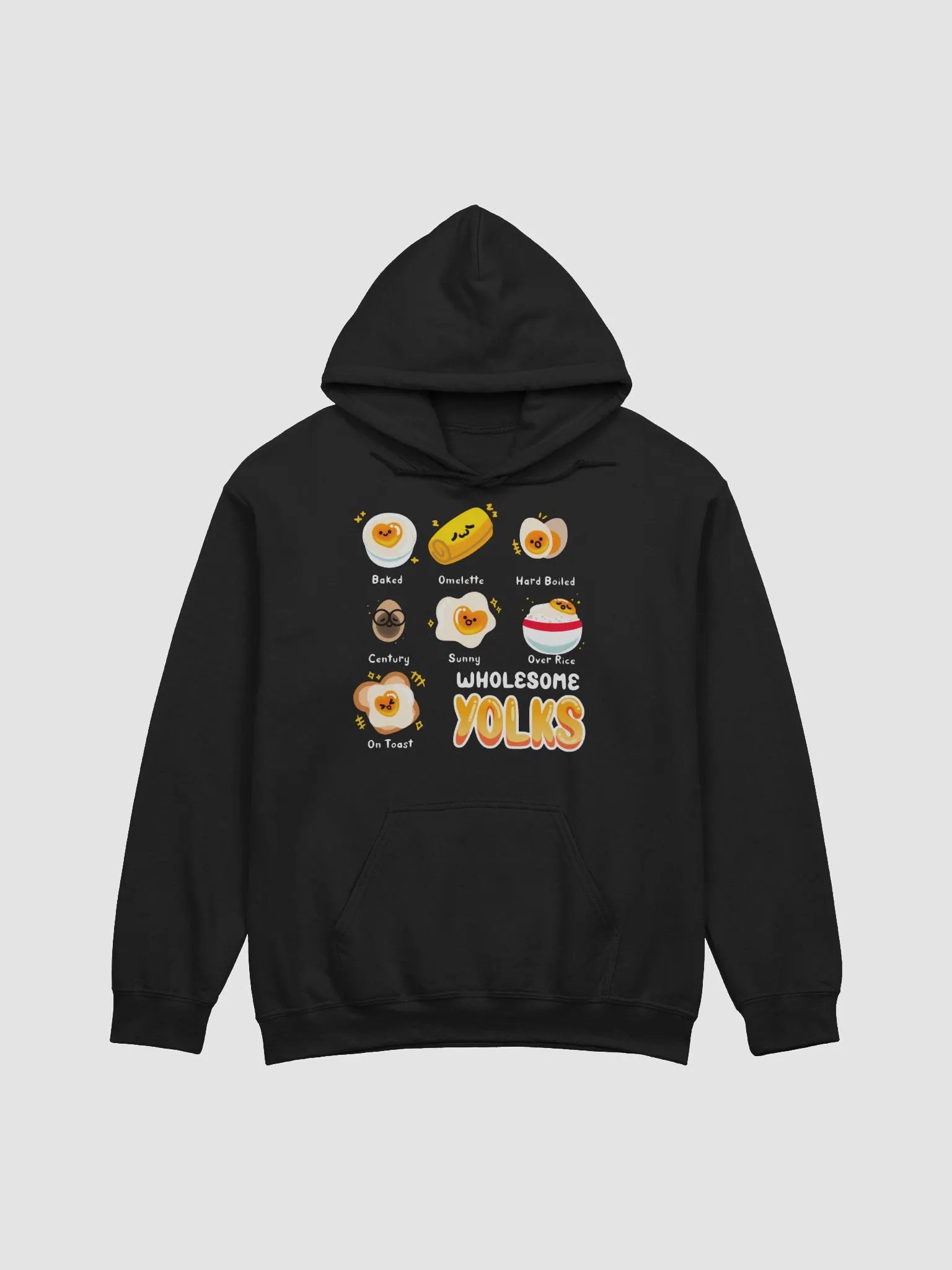 Wholesome Yolks hoodie [Century Egg Edition] product image (1)
