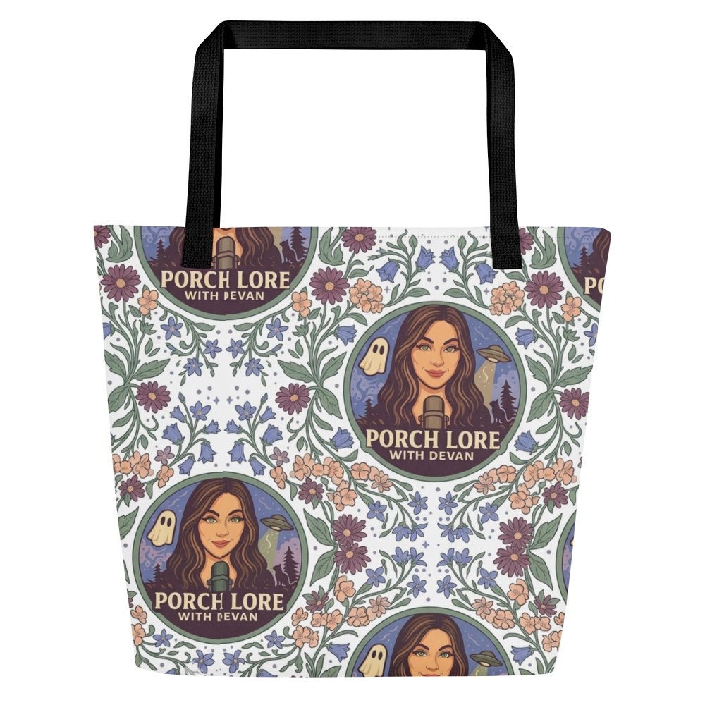 PORCH LORE DEVAN FLORAL LARGE TOTE BAG product image (5)