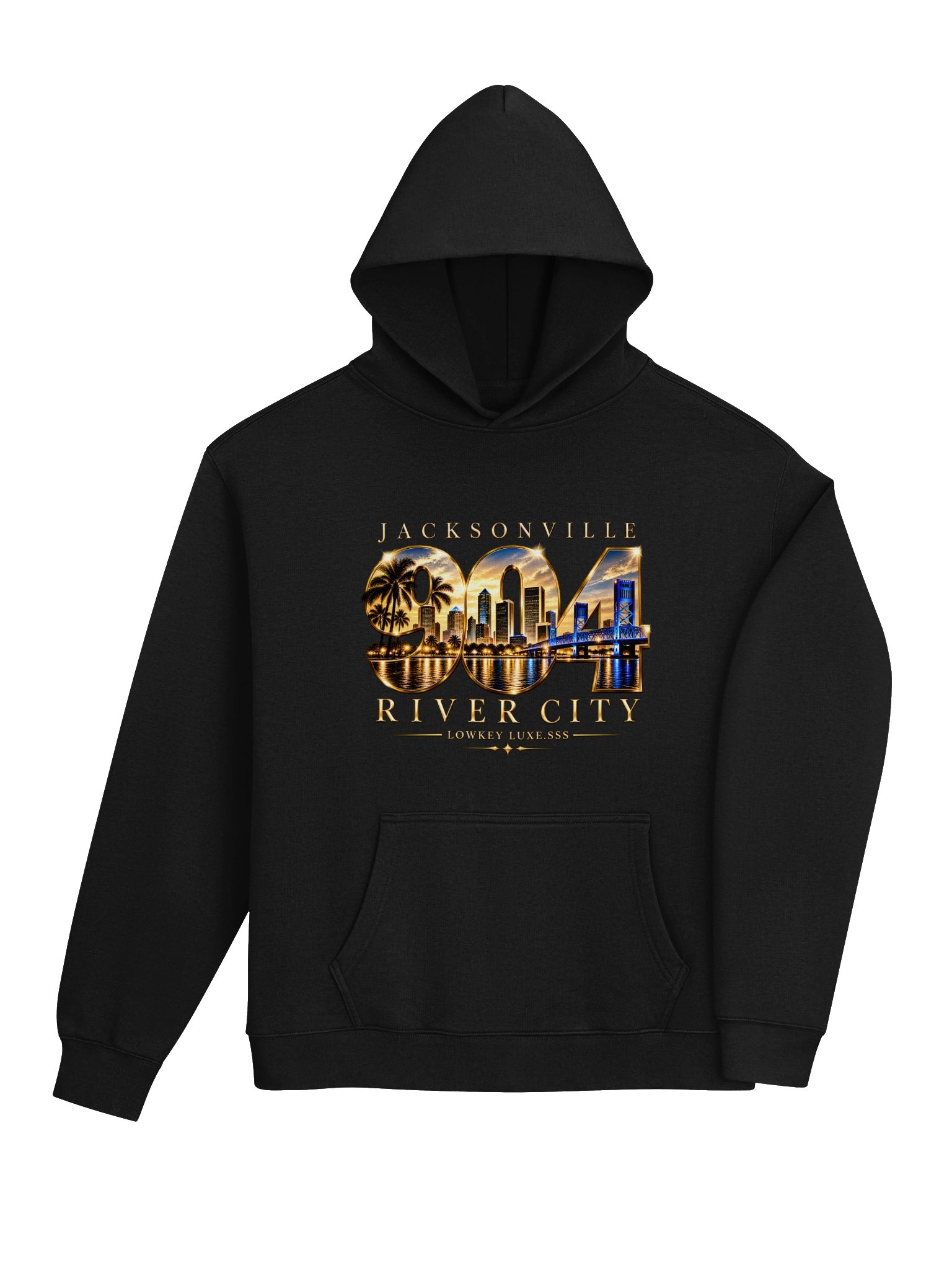 904 River City Original, Jacksonville Skyline Pullover Hoodie product image (4)