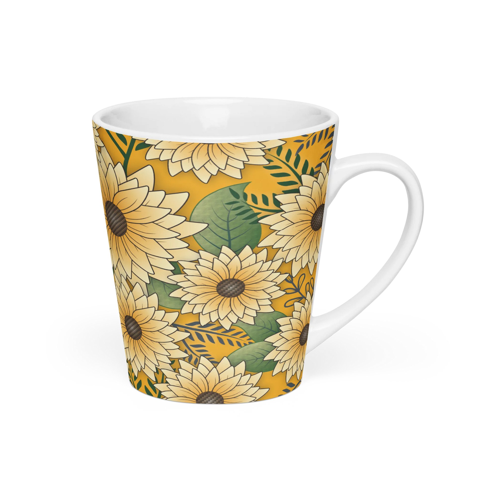 Sunflower Serenade Latte Mug product image (2)