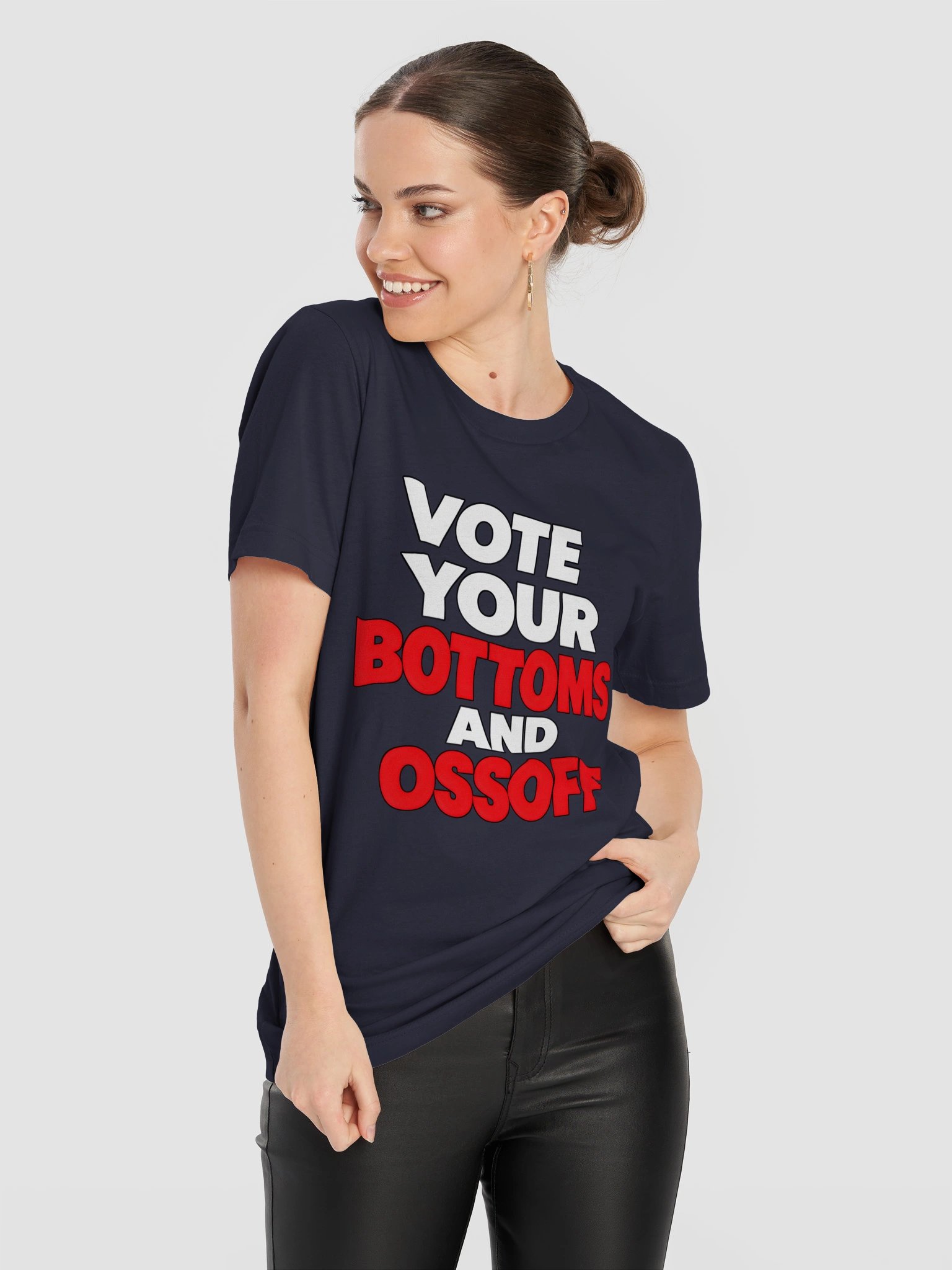 Vote Your Bottoms and Ossoff T-Shirt product image (39)