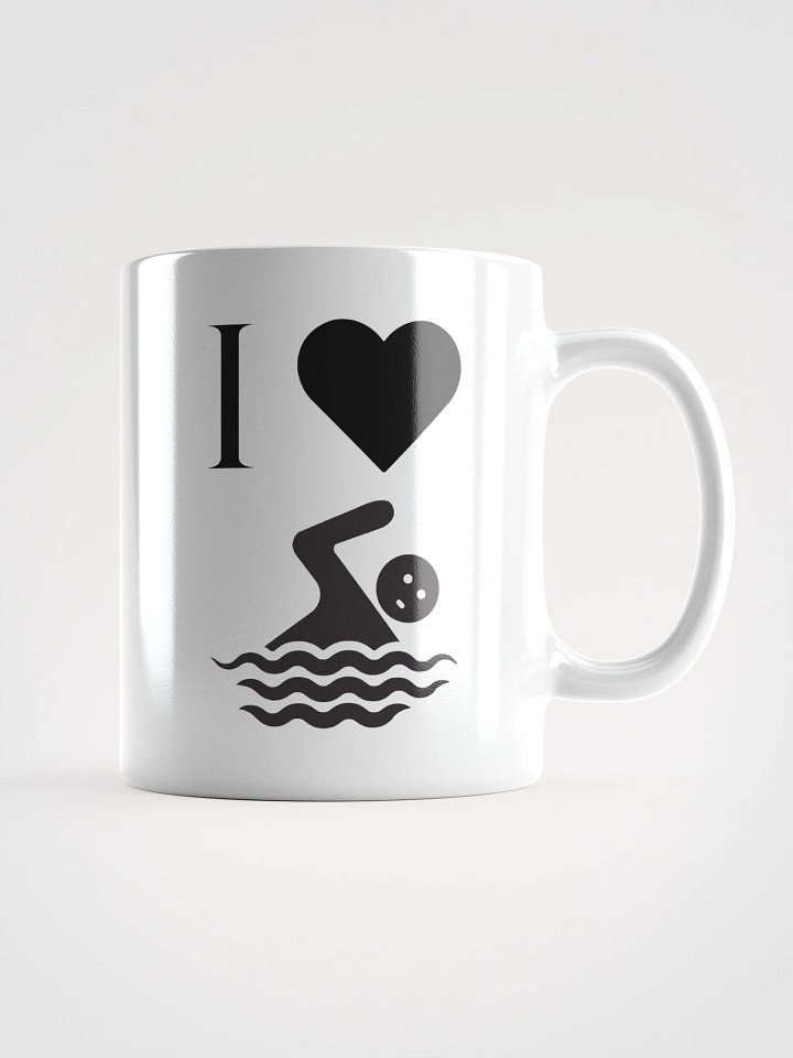 I ❤️ Swimming Mug product image (1)