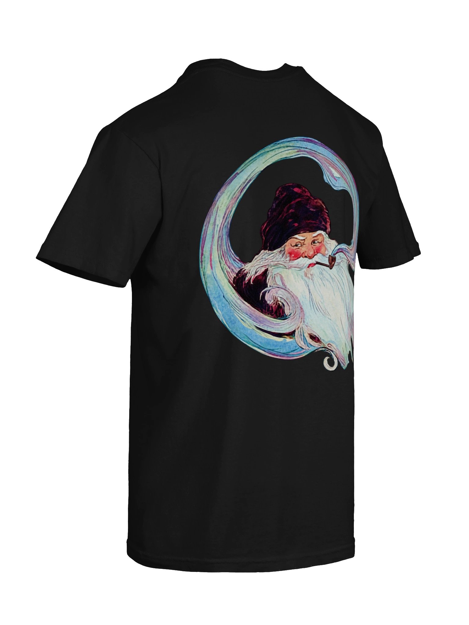 Santa Smoking Pipe Heavyweight Tee product image (3)